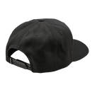 CURVED SNAPBACK HAT BADGE BLACK