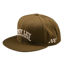 FLAT BILL SNAPBACK SCHOLAR OLIVE