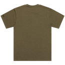 SHORT SLEEVE TEE BADGE OLIVE HEATHER