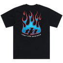 SHORT SLEEVE TEE TORCHED BLACK