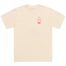 SHORT SLEEVE TEE TORCHED VINTAGE WHITE