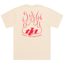 SHORT SLEEVE TEE TORCHED VINTAGE WHITE