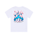 YOUTH SHORT SLEEVE TEE TORCHED WHITE
