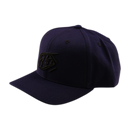 BADGE CURVED SNAPBACK HAT INDIGO