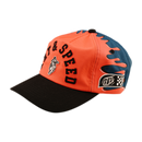 FINISH LINE UNSTRUCTURED CURVED SNAPBACK CORAL / BLUE