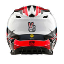 YOUTH SE4 POLYACRYLITE HELMET BLOCK CHARCOAL / RED