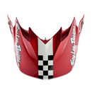 GP PRO VISOR FIFTY-50 WHITE / RED