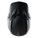 The Troy Lee Designs GP PRO HELMET MONO BLACK is a matte black full-face motocross helmet featuring a lightweight polyacrylite shell, angular vents, visor, and subtle geometric side graphics.