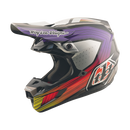 SE5 ECE CARBON HELMET STRIPES BLACK / PURPLE