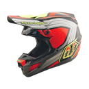 SE5 ECE COMPOSITE HELMET STRIPES BLACK / INFRA RED