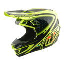 SE5 POLYCARBONATE HELMET THE LINE FLO YELLOW