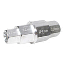 WHITES 4-IN-1 HEX AXLE TOOL 17 19 22 24mm ALUM