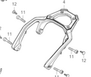Brand new Genuine Honda Rear Carrier Transalp XL750