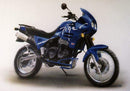 Image showing the Ventura EVO-12 Bike-Pack Kit for Triumph Tiger 900 P,R,S,T,V,W (93-98), featuring a black "EVO-12 Pack" bag, "EVO-Rack" Adjustable Pack-Rack, and L-Brackets with hardware for easy bike luggage carrying.
