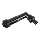 Whites Spark Plug Cap (Replaces XZ05F) Long Right Angle - Black