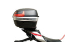 Ventura Yamaha YZF R1 (15 - >) Bike-Pack Kit includes an EVO-12 pack, Evo-Rack or Sport-Rack mounted on the bike, and a labeled L-bracket with screws shown as a generic image. Each component is clearly identified by name.