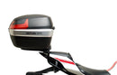 Ventura Yamaha YZF R1 (15 - >) Bike-Pack Kit includes an EVO-12 pack, Evo-Rack or Sport-Rack mounted on the bike, and a labeled L-bracket with screws shown as a generic image. Each component is clearly identified by name.