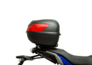 Image showing the Ventura EVO-12 Bike-Pack Kit for Yamaha MT-07R Tracer 700 (17-21), featuring an EVO-12 Pack (black soft bag), Evo-Rack (black metal rack), and L-Bracket with screws; labeled as a generic image.