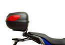 Image showing the Ventura EVO-12 Bike-Pack Kit for Yamaha MT-07R Tracer 700 (17-21), featuring an EVO-12 Pack (black soft bag), Evo-Rack (black metal rack), and L-Bracket with screws; labeled as a generic image.