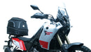 Ventura Yamaha XTZ 690 (20->) Bike-Pack Kit includes a black EVO-12 pack, Evo-Rack mounted on a motorcycle, and L-Bracket with bolts and screws. Each part, including the Evo-Rack, is clearly labeled under its image.