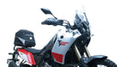 Ventura Yamaha XTZ 690 (20->) Bike-Pack Kit includes a black EVO-12 pack, Evo-Rack mounted on a motorcycle, and L-Bracket with bolts and screws. Each part, including the Evo-Rack, is clearly labeled under its image.