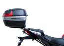 The Ventura EVO-12 Bike-Pack Kit for Yamaha YZF-R15 Version 3 (21 >) includes a black EVO-12 pack, Adjustable Pack-Rack, and L-Bracket with screws, all labeled and displayed separately on a white background.