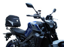 Ventura’s EVO-12 Bike-Pack Kit for Yamaha MT-09, MT-09SP (2021–>) includes the EVO-12 pack, rack-mounted EVO-rack, and labeled L-Bracket with mounting hardware—ideal for secure pannier support.