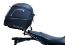 Ventura’s EVO-12 Bike-Pack Kit for Yamaha MT-09, MT-09SP (2021–>) includes the EVO-12 pack, rack-mounted EVO-rack, and labeled L-Bracket with mounting hardware—ideal for secure pannier support.