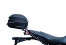 Ventura’s EVO-12 Bike-Pack Kit for Yamaha MT-09, MT-09SP (2021–>) includes the EVO-12 pack, rack-mounted EVO-rack, and labeled L-Bracket with mounting hardware—ideal for secure pannier support.