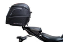 Image showing the Ventura EVO-12 Bike-Pack Kit for Yamaha YZF-R7 HO, LA. (22->), which includes an EVO-12 Pack (black bag), Evo-Rack (mounted on bike), and Adjustable Pack-Rack L-Bracket with screws (generic image).