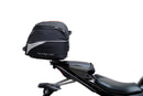 Image showing the Ventura EVO-12 Bike-Pack Kit for Yamaha YZF-R7 HO, LA. (22->), which includes an EVO-12 Pack (black bag), Evo-Rack (mounted on bike), and Adjustable Pack-Rack L-Bracket with screws (generic image).