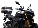 Ventura Yamaha MT-10, MT-10 SP (22 - >) Bike-Pack Kit includes EVO-12 pack, Evo-Rack mounted on the motorcycle, L-bracket with screws, and labeled Adjustable Pack-Rack. Each part is clearly identified in the generic image.