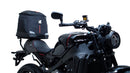 Image showing the Ventura EVO-12 Bike-Pack Kit on a Yamaha XSR 900 (22->), featuring an Evo-Rack, EVO-12 pack, and generic L-Bracket with mounting hardware. Each item is clearly labeled for easy identification.