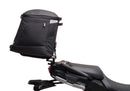 Ventura EVO-12 Bike-Pack Kit for Yamaha Tracer 9GT/9GT Plus (22->), includes a black bike-pack, Evo-Rack, sturdy L-Bracket with screws (shown as "Generic Image"), all clearly labeled on a white background.