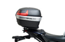 Image showing the Ventura EVO-12 Bike-Pack Kit for Yamaha MT-09, SP, Y-AMT (24->), with three labeled items: EVO-12 Pack (compact black bag), Evo-Rack (metal pack-rack on bike), and L-Bracket (black brackets with screws).