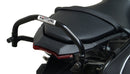 Image showing the Ventura EVO-12 Bike-Pack Kit for Yamaha MT-09, SP, Y-AMT (24->), with three labeled items: EVO-12 Pack (compact black bag), Evo-Rack (metal pack-rack on bike), and L-Bracket (black brackets with screws).