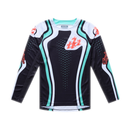 YOUTH GP PRO JERSEY ROLLER BLACK / TEAL