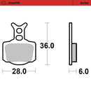 BRAKE PADS FRONT AND REAR MOTO MASTER PRO SINTERED GAS GAS HUSQVARNA KTM