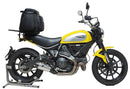 Image showing the Ventura EVO-12 Bike-Pack Kit for Ducati 800 Scrambler (2015), including an EVO-12 pack, Evo-Rack on a motorcycle, and an L-bracket with screws—all labeled as a generic image.