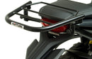 Image showcasing a Ventura EVO-12 Bike-Pack Kit containing three components: a black and gray EVO-12 pack with zipper, an Evo-Rack on a Honda CB 650R/CBR 650R (19-20) for stability, and L-brackets with screws, all in this generic image.
