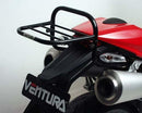 Ventura EVO-12 Bike-Pack Kit for Ducati 1100 Monster (09): includes a black EVO-12 pack, Evo-Rack with L-bracket and screws, shown in a generic image.
