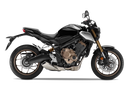 Image showcasing a Ventura EVO-12 Bike-Pack Kit containing three components: a black and gray EVO-12 pack with zipper, an Evo-Rack on a Honda CB 650R/CBR 650R (19-20) for stability, and L-brackets with screws, all in this generic image.