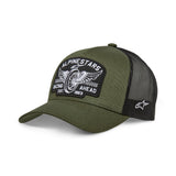 Alpinestars Trucker Hat Heritage Patch Military/Black