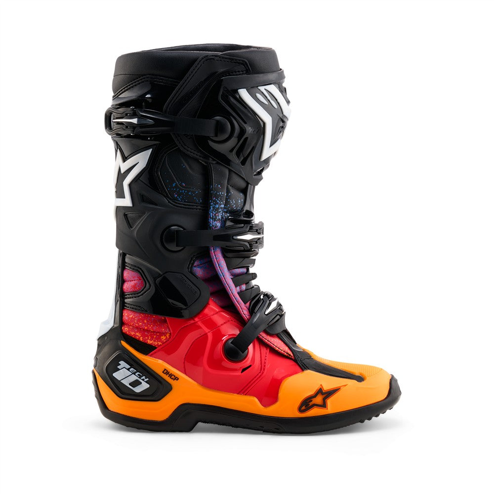 Alpinestars Tech-10 Black Hole Limited Edition Mx Boots Black Burst