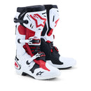 Alpinestars Tech 10 Mx Boots - White/Black/Bright Red