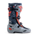 Alpinestars Tech 10 Enduro Boots – Mid Gray/Dark Gray/Red Fluoro