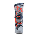 Alpinestars Tech 10 Enduro Boots – Mid Gray/Dark Gray/Red Fluoro