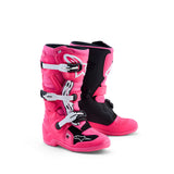 Alpinestars Tech 7 S Mx Boots - Youth (Pink Fluoro/Black/White)