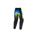 Alpinestars Kids Racer Nomur MX Pants - Dark Navy/Yellow-fluoro/Ucla Blue
