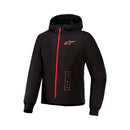Alpinestars Radium Tech Hoodie -  Textile (Black/Red)